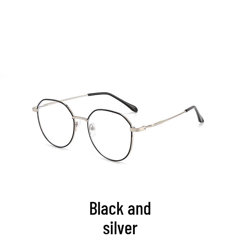 Многоугольные очки с защитой от синего света: Модные оправы для близорукости для мужчин и женщин, стиль Douyin