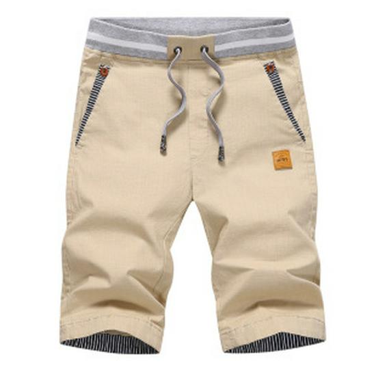 Men's Trendy Cotton Linen Mid-Length Shorts - Plus Size Casual Sportswear