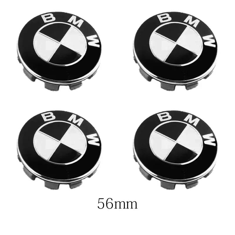 Для BMW E36 E46 E53 E90 E60 E61 E93 E87 X3 X5 F30 F20 F10 G30 Аксессуары 4 шт. 56/68 мм Колпачки ступицы центра колеса автомобиля Авто Накладки на обод
