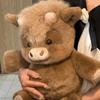 Милая плюшевая кукла Шотландской коровы 45-60 см, Мягкая набивная игрушка, Бегущий теленок, Игрушка-компаньон, Подушка, Праздничный подарок, Украшение для дома