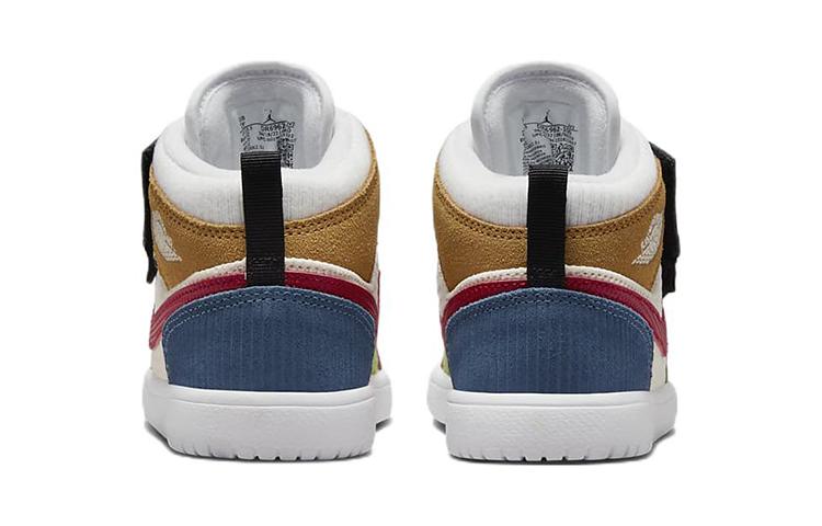 Jordan Air Jordan 1 Mid Alt SE Trendy Slip Resistant Cushioning Abrasion Resistant Mid top Vintage Basketball Shoes DR6962-100