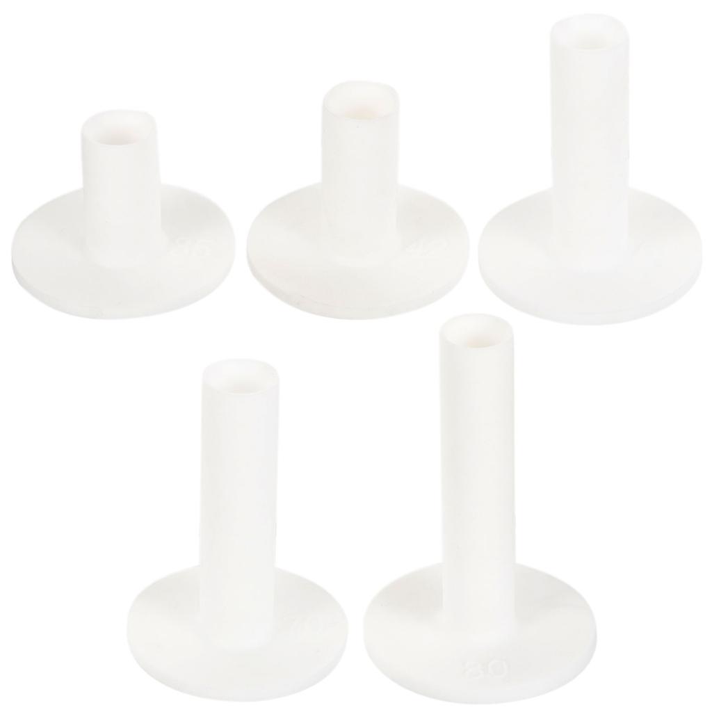 5pcs Silicone Golfs Tees Practical Golfs Ball Stands Flexible Golfs Tees Golfs Tee Holders