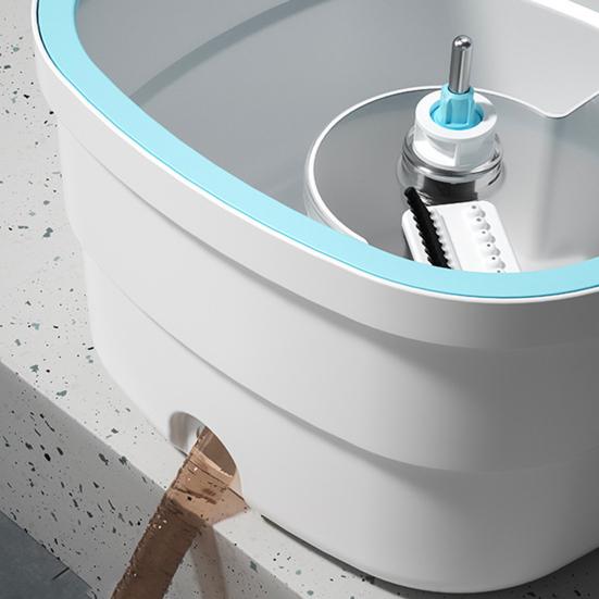 Набор швабр из нержавеющей стали с выдвижной ручкой, вращающейся на 360 градусов, для влажной и сухой уборки, микрофибра