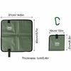 2 Pcs Oxford Fabric Outdoor Camping Cushion With D-loop Rainproof Seat Mat  Travel Use