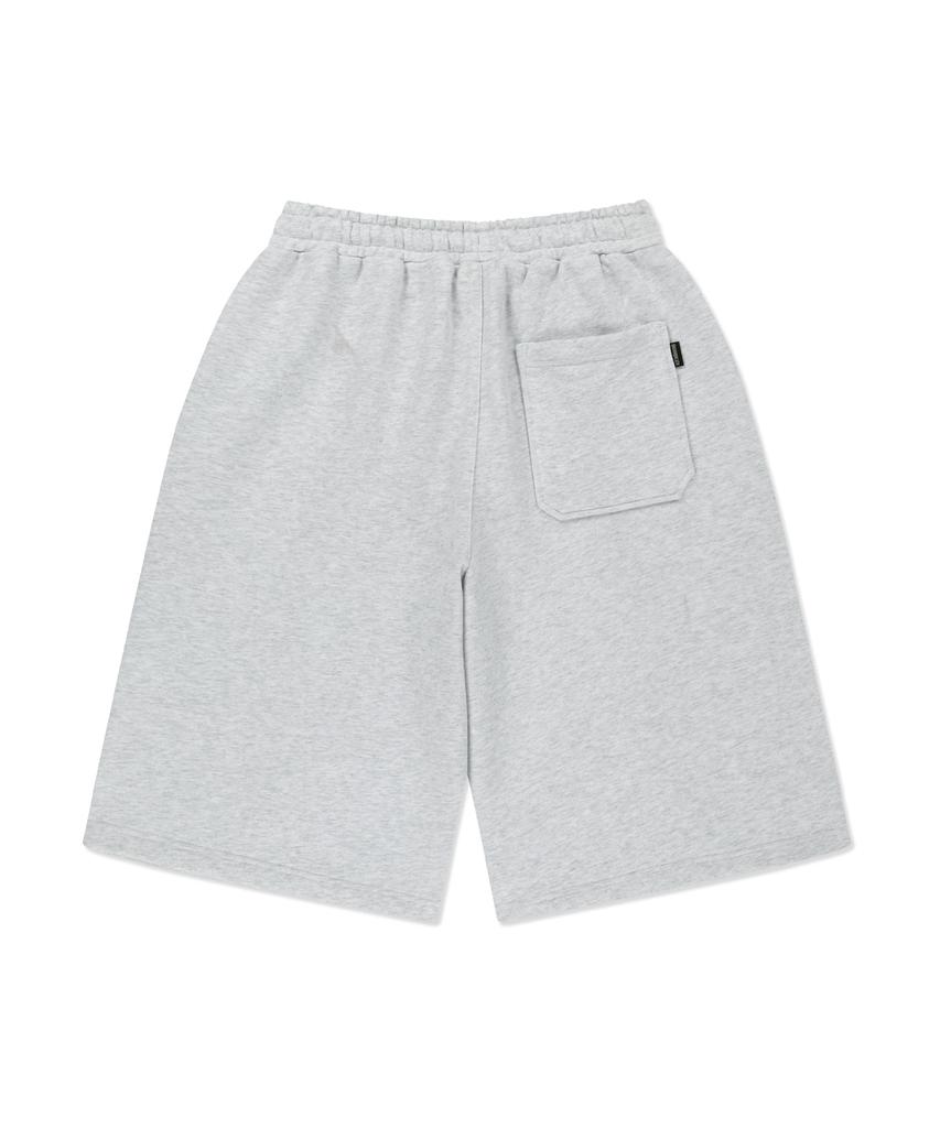 BROWNBREATH Tag Tuck Sweat Shorts - Ash