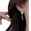 Серьги-кисточки с цветочным узором из стерлингового серебра 925 пробы - Трендовые женские высококачественные пусеты 2023 года