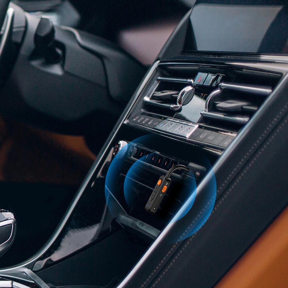 2-в-1 Аудиопередатчик Приемник Bluetooth-совместимый 5.4 Аудиоприемник Автомобильный AUX-адаптер для ТВ Автомобильных динамиков ПК Наушников