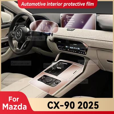 Для MAZDA CX-90 2025 Автомобильный интерьер Центральная консоль Экран Защитная пленка Антицарапина Ремонтная наклейка Аксессуары