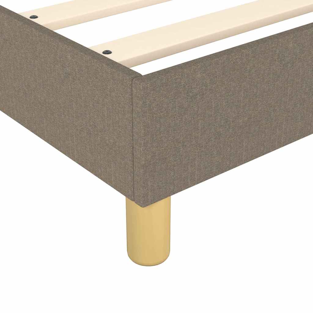 Vidaxl Rama Łóżka Bez Materaca Taupe 80X200 Cm Tkanina