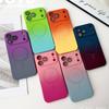 Жидкий силиконовый градиентный магнитный чехол для iPhone 17 16 15 14 11 12 13 Pro Max Для Magsafe Ударопрочный чехол для беспроводной зарядки