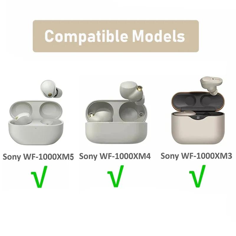 Сменные амбушюры из пены с эффектом памяти для наушников Sony WF-1000XM5 WF-1000XM4 WF-1000XM3, противоскользящие ушные вкладыши