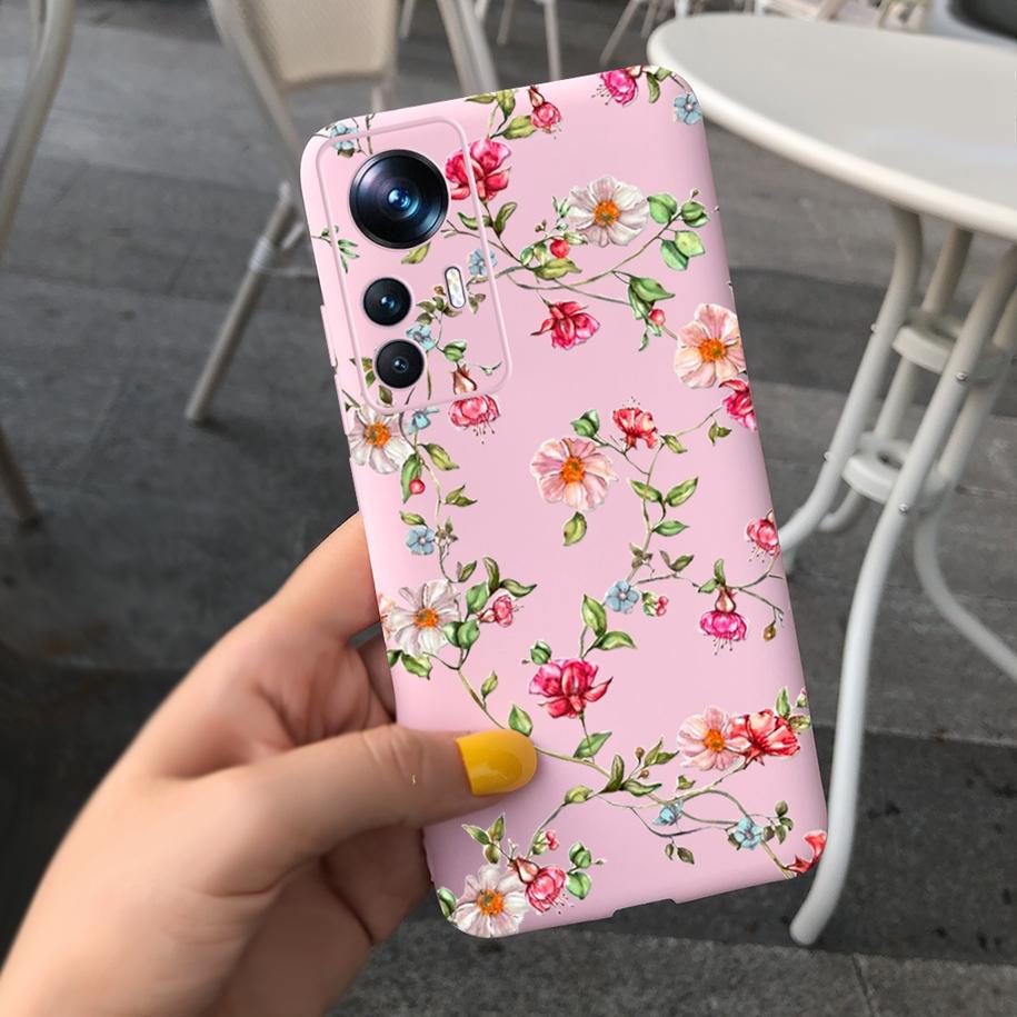 For Xiaomi 12T Pro Case 2022 Cute Sunflower Pretty Girls Cover Silicone Soft Phone Case For Xiaomi Mi12T Mi 12T Pro Cover Bumper