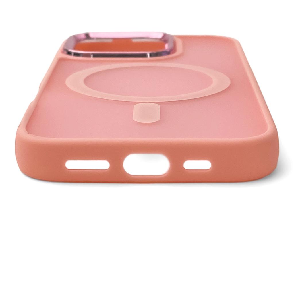 Etui Magnetic Collection MagSafe na iPhone 16 Pro - różowe