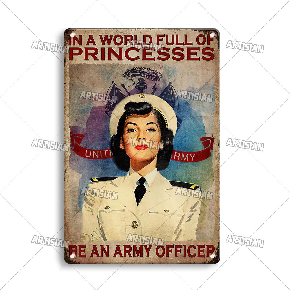 Artisian Job Metal Sign Work Tin Poster Police Accountant Scientist Writer Shoemaker Decorative Plate Wall Decor Garage Bar Pub