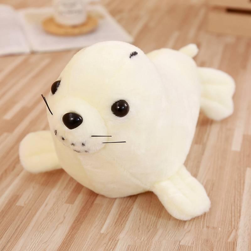 Плюшевая игрушка Морской котик Для детей Мягкая набивная игрушка Декор С наполнителем из кристального велюра