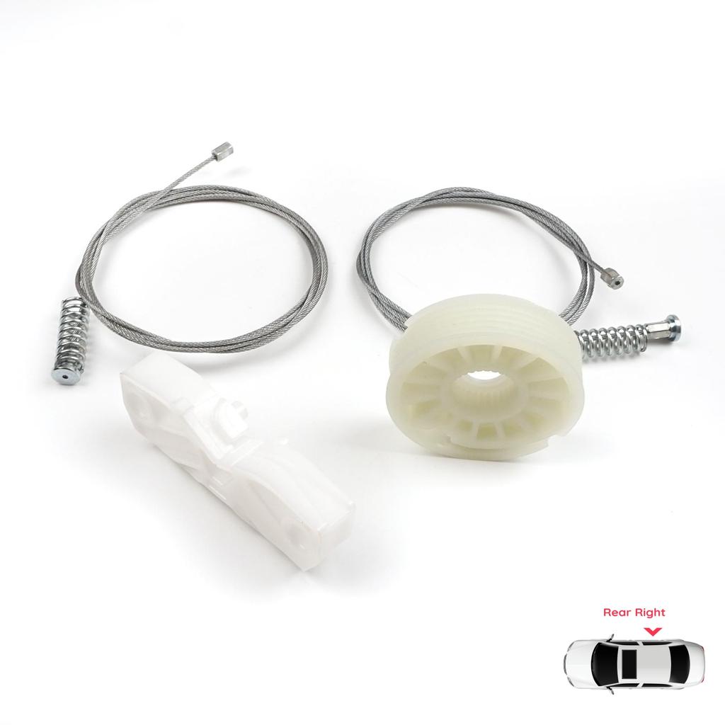 EWR1120 Electric Window Regulator Repair Kit Rear Right Quarter for Mercedes CLK W209 C209 A209 2002-2009 2-Door A2096700203