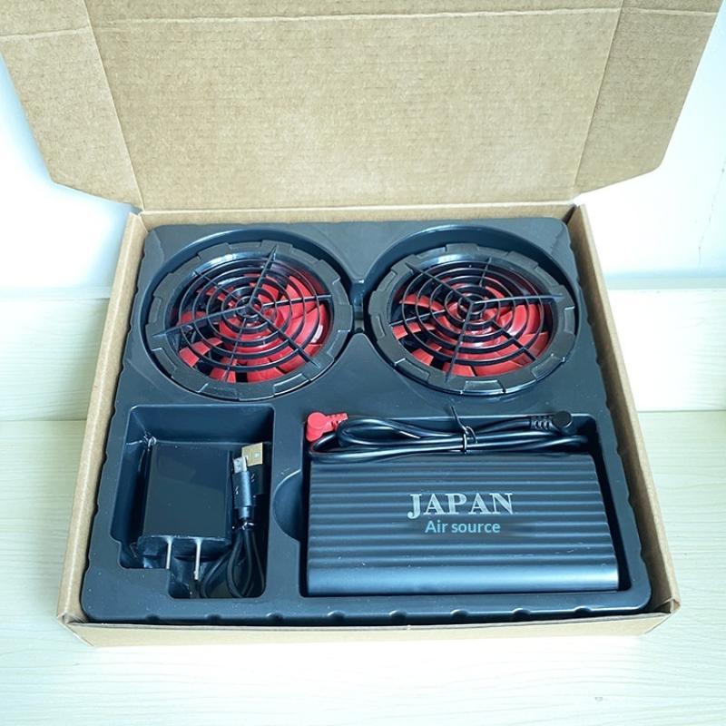 12V Cooling Air Conditioner Workwear Adjustable Fan Long Endurance Battery Full Set for Outdoor Exhibition Staff