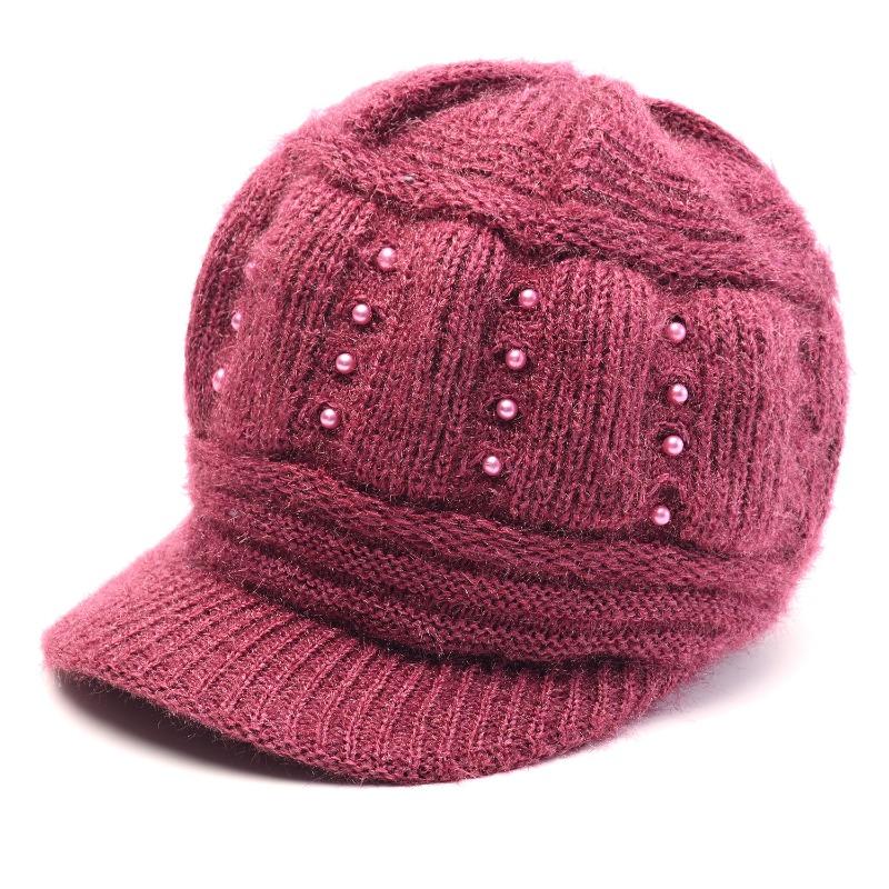 Осенне-зимние вязаные шапки, детские универсальные шапки из старой шерсти, флисовые утолщенные термошапки