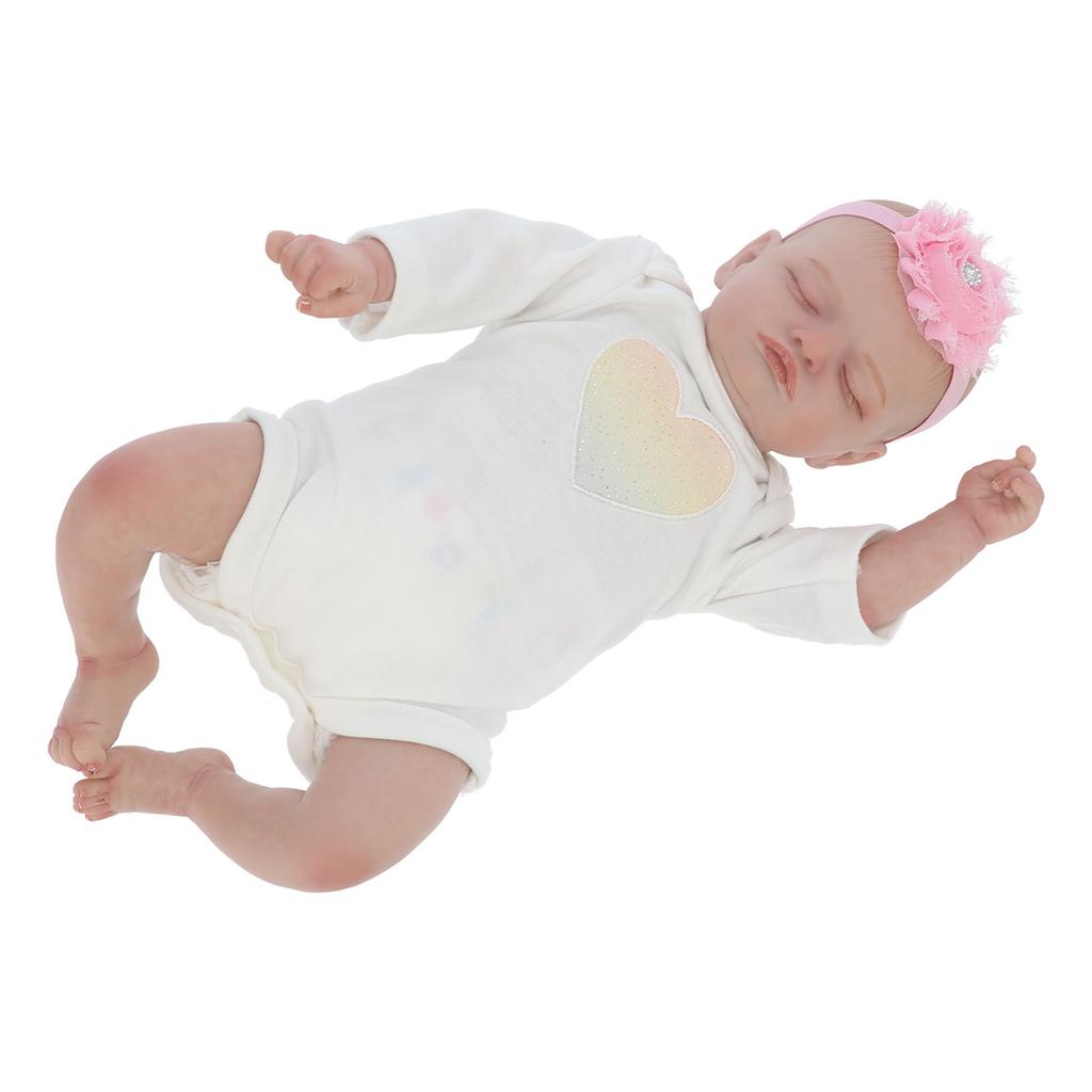 40 см / 15,7 дюймов Спящая девочка Кукла Имитация Реалистичной Куклы Ребенок Бутылочка Для Кормления Соска Набор