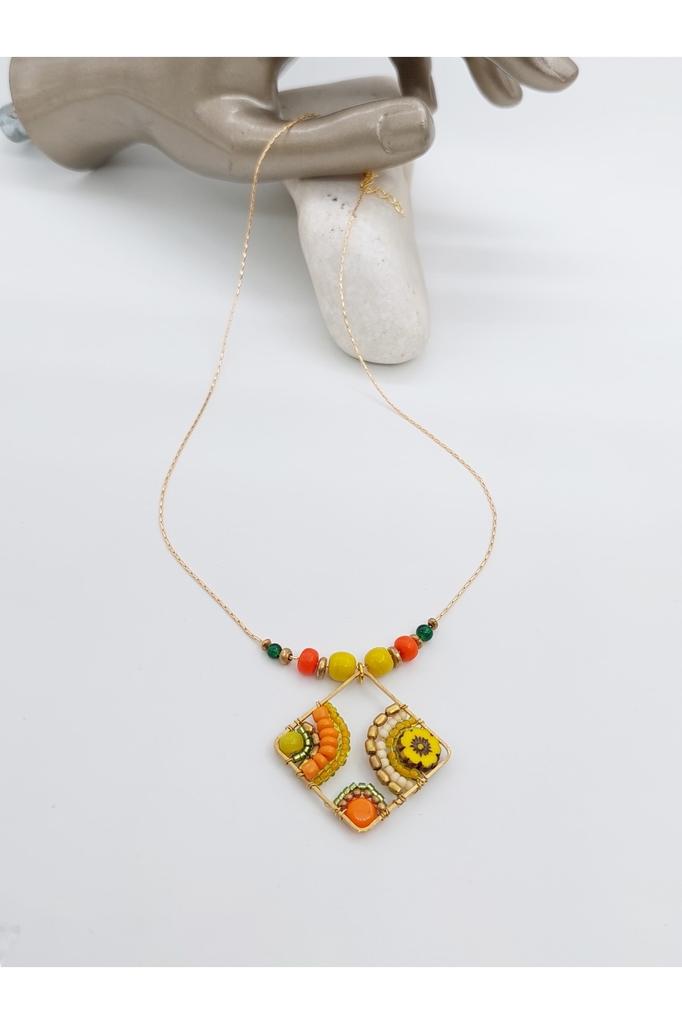 Подарок на день рождения, этническое подлинное хиппи, богемное модное ювелирное ожерелье ручной работы