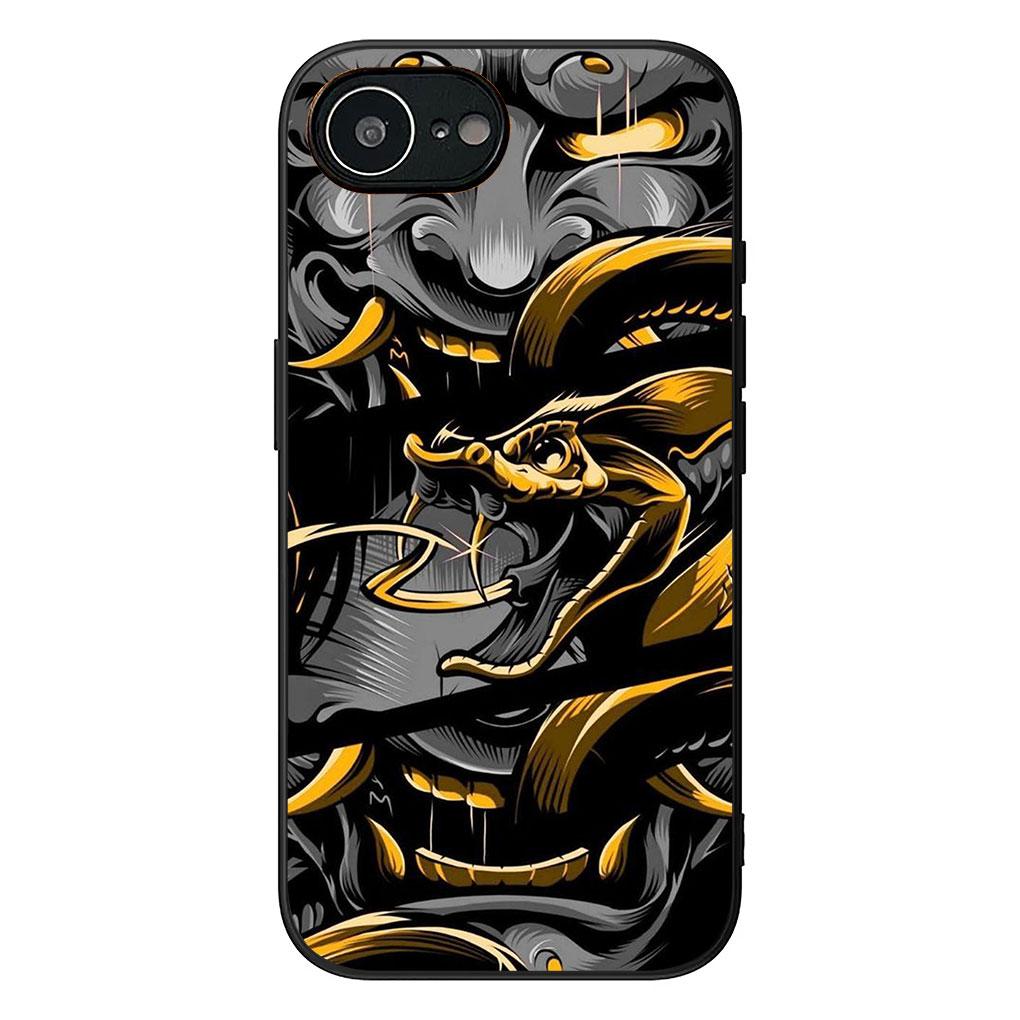 Cover for Samsung Galaxy S22 S21 S20 FE Ultra Plus A35 A36 A55 A37 A33 A34 A57 Coque Phone Case Fashion Ferocious Dragon Chinese
