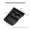 For Hyundai Santa Fe 2025 2025 Car Central Lower Layer Storage Box Cup Holder TPE Organizer Tray Accessories Tidying