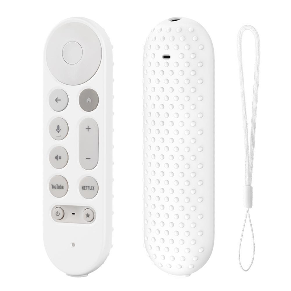 Silicone Remote Controller Cover Anti-scratch Remote Protective Case for Google TV Streamer 4K 2024 Voice Remote Control