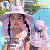 Детская шляпа с широкими полями для защиты от солнца на весну и лето – Дышащая защита от УФ для мальчиков и девочек