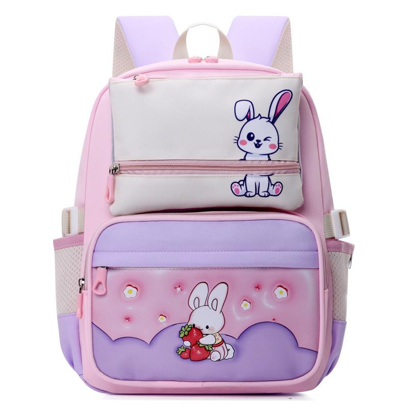 Lightweight Cute And Elementary School Backpack For Boys And Girls With Cartoon Characters