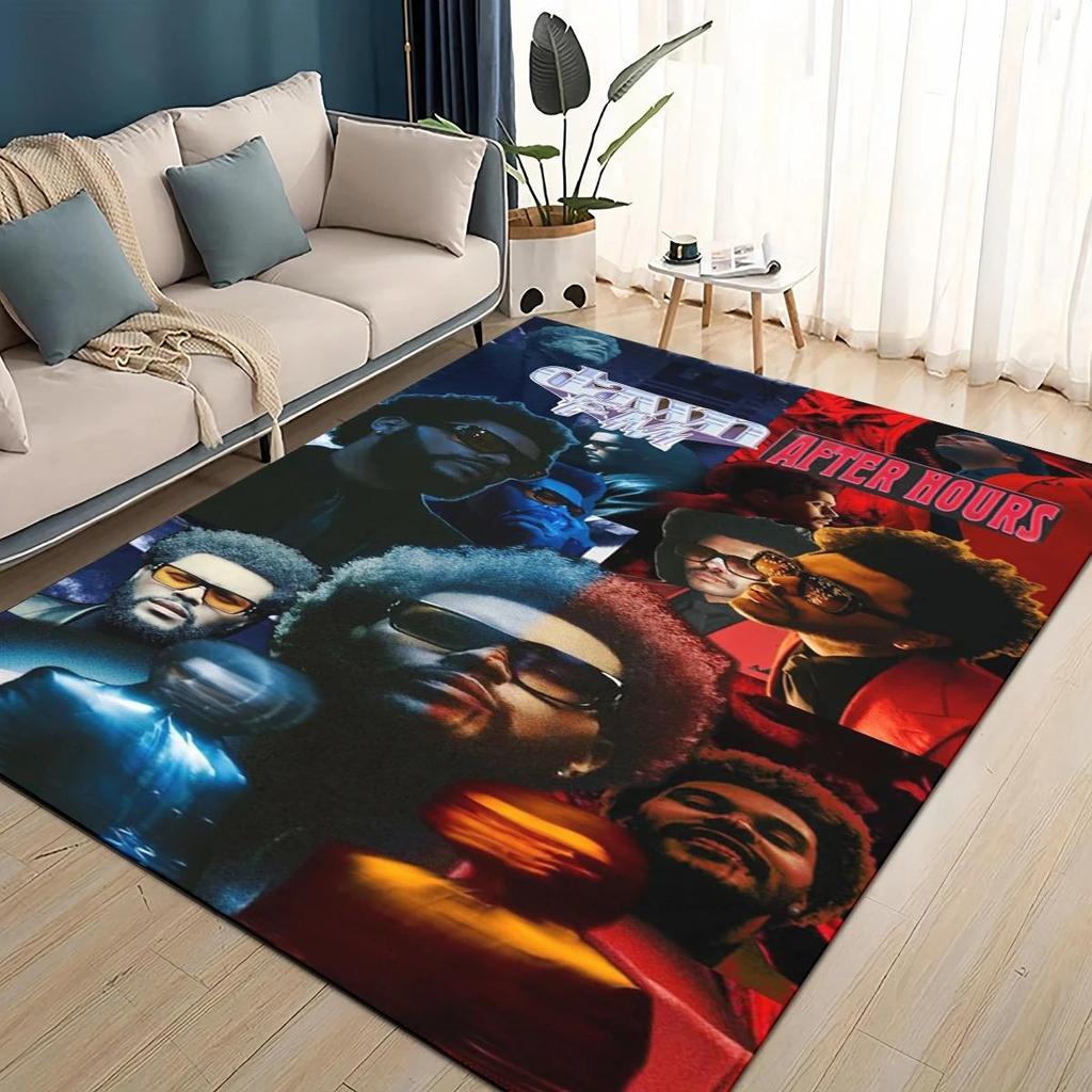 3D THE WEEKND, XO Альтернативный R&B Абель Тесфайе Ковер для Гостиной Спальни Дома Декорация Дивана, Детский Нескользящий Напольный Коврик