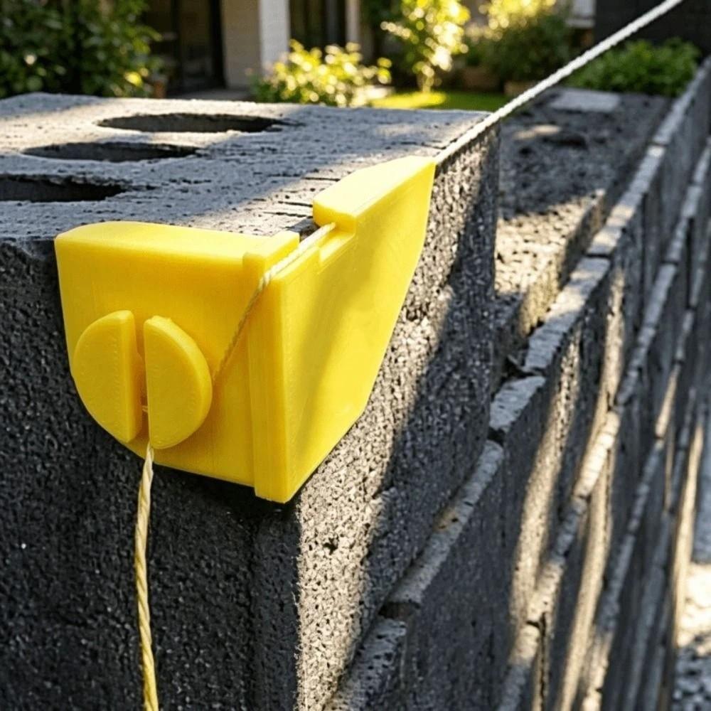 Yellow Brick Line Anchor Reusable Masonry Tool Line Angle Bracket Construction