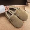Birkenstocks все включено зима новый однопедальный Doudou обувь нагроможденный утолщенный хлопковые ботинки пушистые ботинки снегоступы