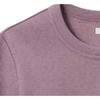 Uniqlo SS24 Серия U Однотонная Базовая Повседневная Футболка с Коротким Рукавом и Круглым Вырезом Женские Топы Фиолетовый 465754-74