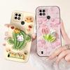 Чехол для Realme C21 RMX3201 Чехол для Realme C25 Популярный подсолнух Мягкий силиконовый чехол для телефона Для Realme C25S C25Y C21Y C 21 C 25 Capa