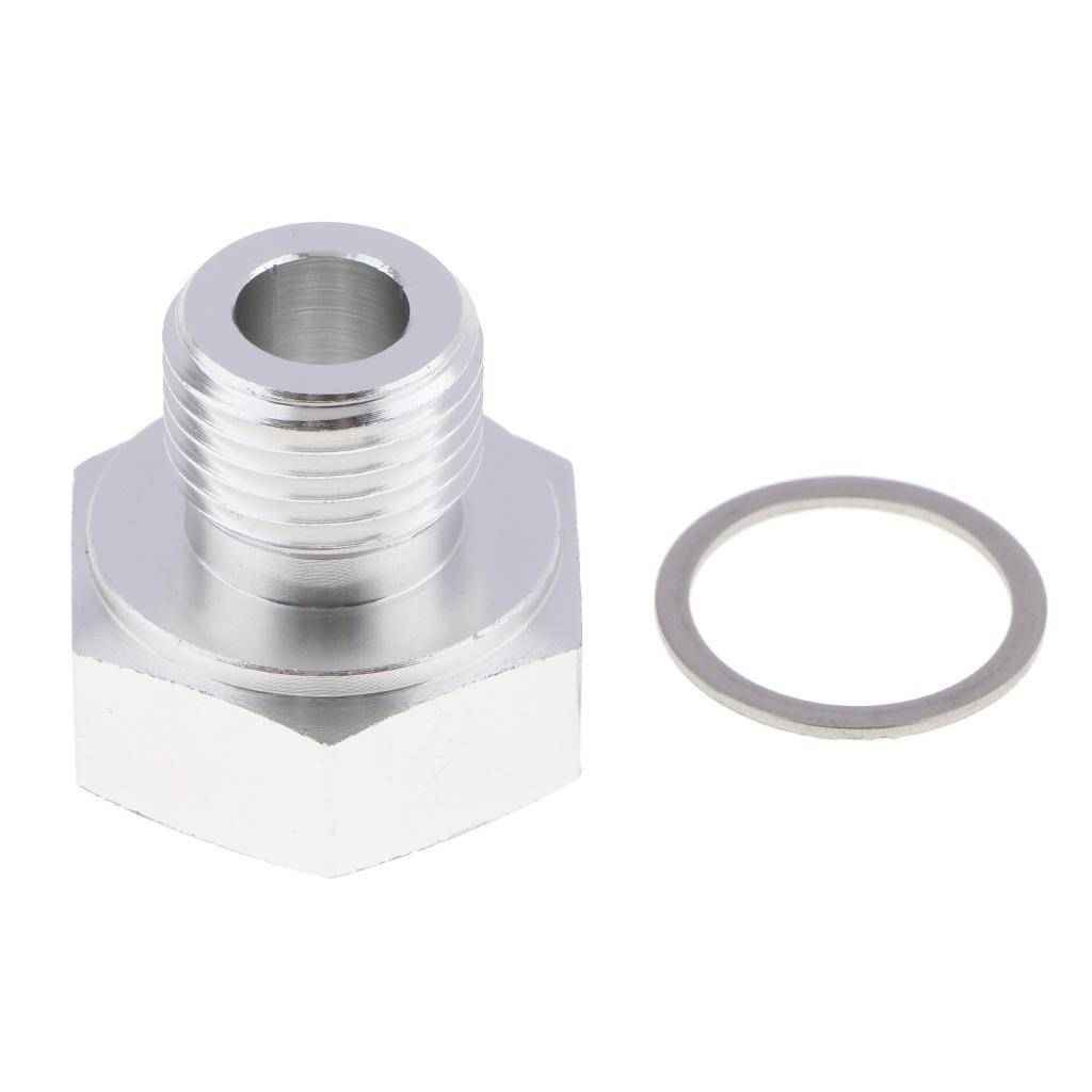 Engine Oil Pressure Sensor Adapter Aluminum Oil Sensor Connector for LS Series Oil Tray Crankcase and Fan Replacement
