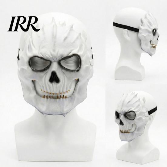 Breathable Halloween Mask Horror Skull Foam Mask, Creepy Full Face Spooky Party Masquerade for Adult, Cosplay Costume Accessories