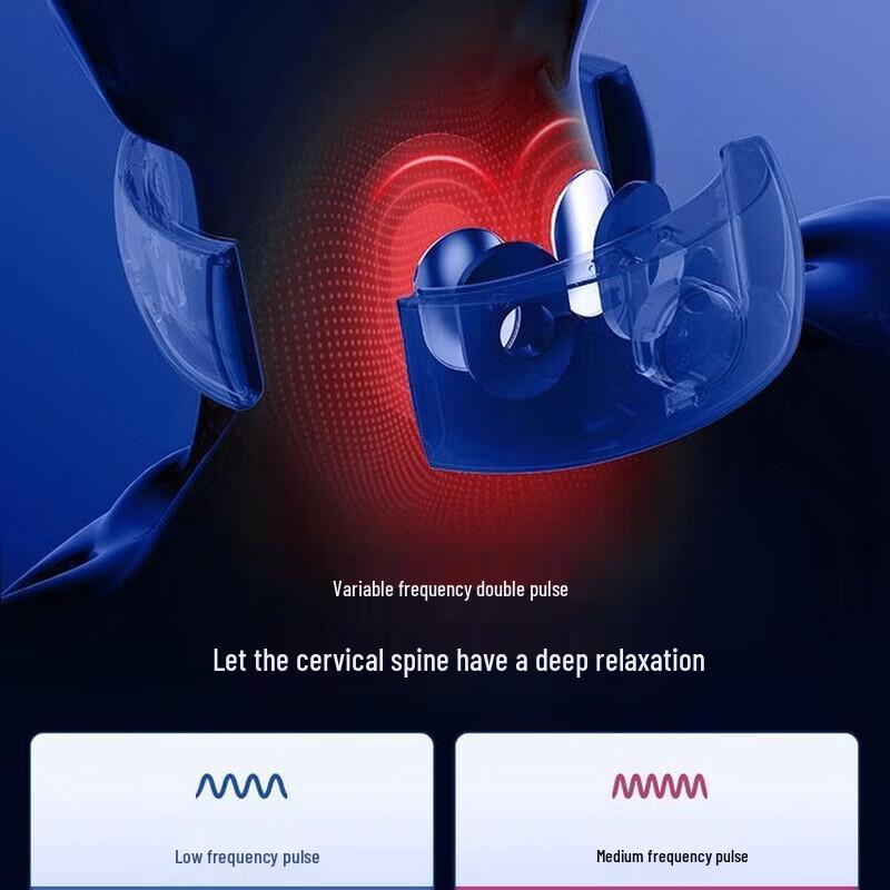 Philips Умный массажер для шеи с подогревом и импульсной терапией, штекер CN (адаптер в комплекте)