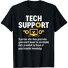 Смешное определение техподдержки Сисадмин Техподдержка Ботан Футболка