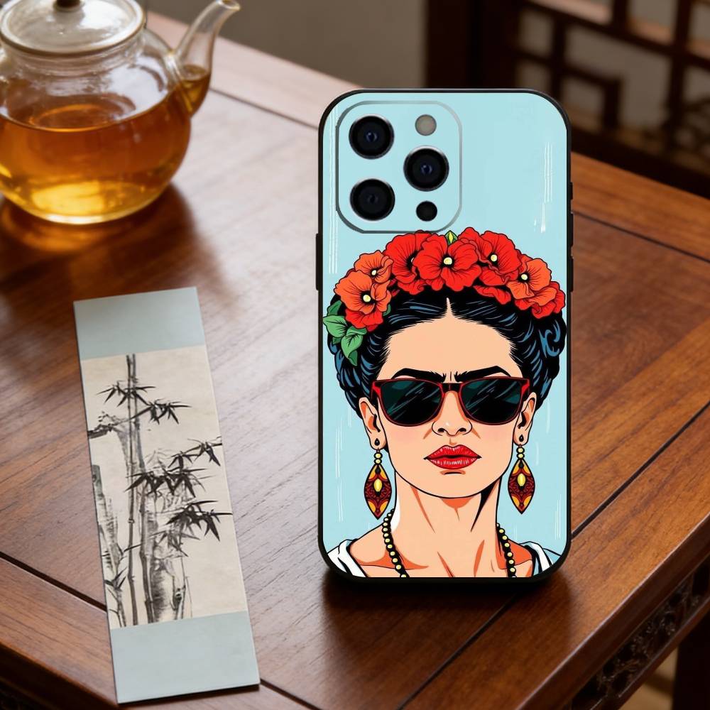 Чехол для телефона с рисунком Фриды Кало, силиконовый, мягкий, для IPhone 17 16 15 14 13 12 11 X XR Plus Pro Max Plus