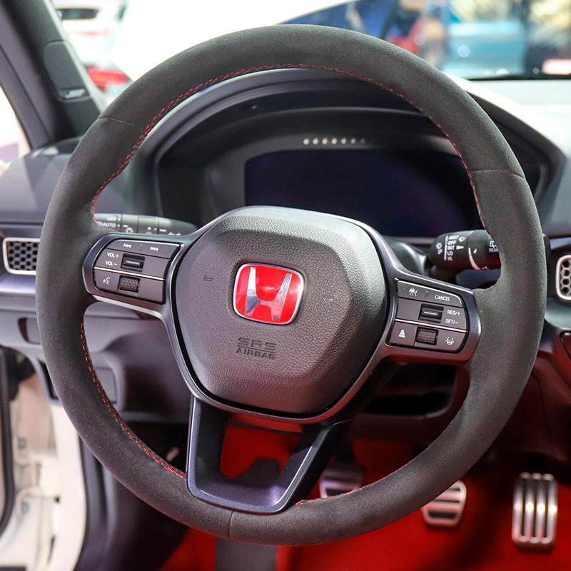 MPC4 Car Front Grille Badge Auto Steering Wheel Trunk Decorate Stickers For Honda FIT 2014-2018 Year Civic 8th 9th 9.5th 10th Generat