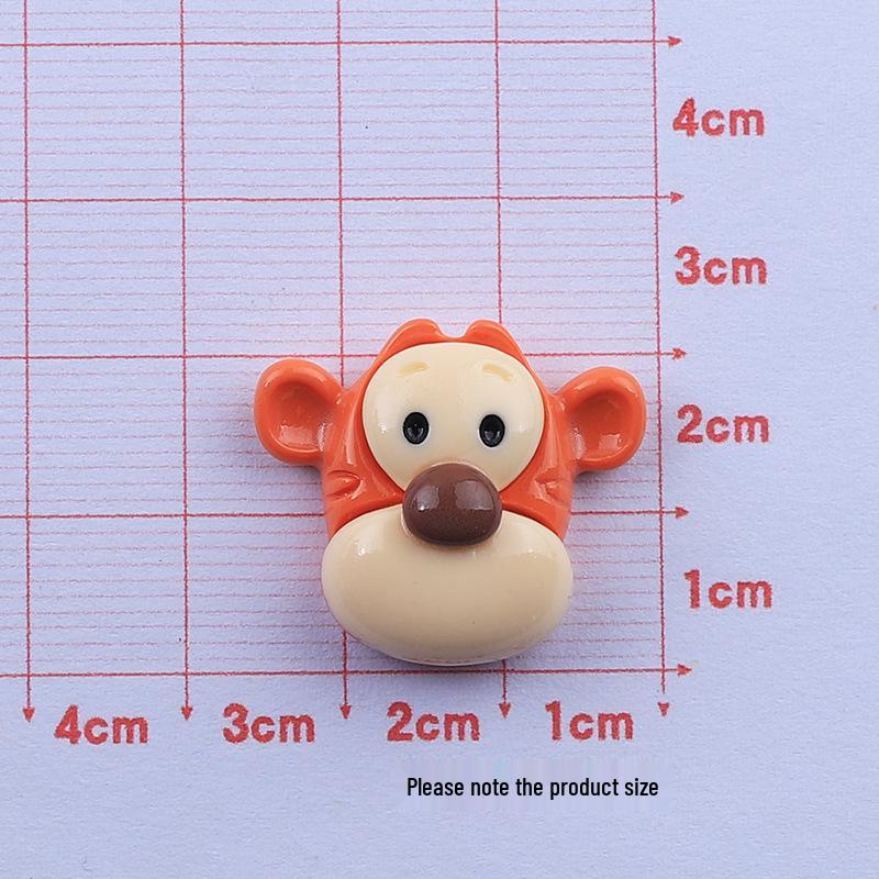 Блестящие Милые Мультяшные Животные DIY Аксессуары из Смолы для Украшений и Заколок