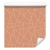 Wallpaper Geometric pattern peach, peach background 50x1000