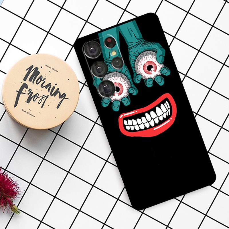 Чехол-рука с глазом монстра для Samsung Galaxy S21 S22 S23 S24 S25 Ultra S9 S10 S25 Plus S25 FE S20 FE