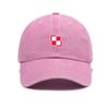 Simple and versatile retro old printed washed soft top sunshade baseball cap Unisex baseball cap