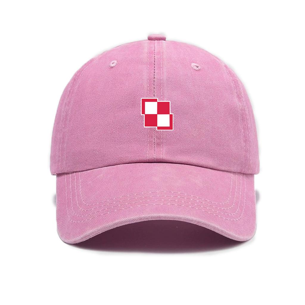 Simple and versatile retro old printed washed soft top sunshade baseball cap Unisex baseball cap