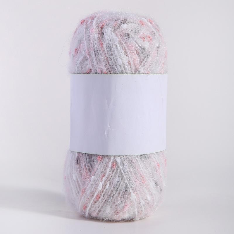 Цветная мохеровая флисовая пряжа ручной работы для шарфов, шапок, сумок, одежды и кукол