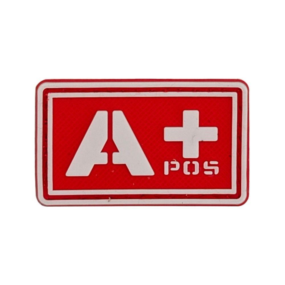 Светящийся значок группы крови, вышитая нашивка, аварийная повязка на руку, магическое кольцо-наклейка с группой крови