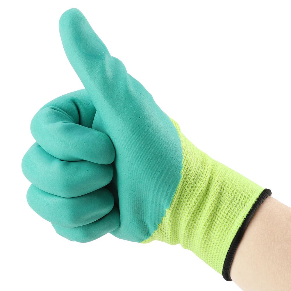1 пара нескользящих водонепроницаемых перчаток для садовых работ и погрузочно-разгрузочных работ