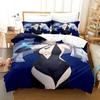 New Anime Game Yelan Genshin Impact Bedding Set Cartoon Anime Three-piece Set Adult Kid Bedroom Duvet Cover Sets 3D Kawaii Girls