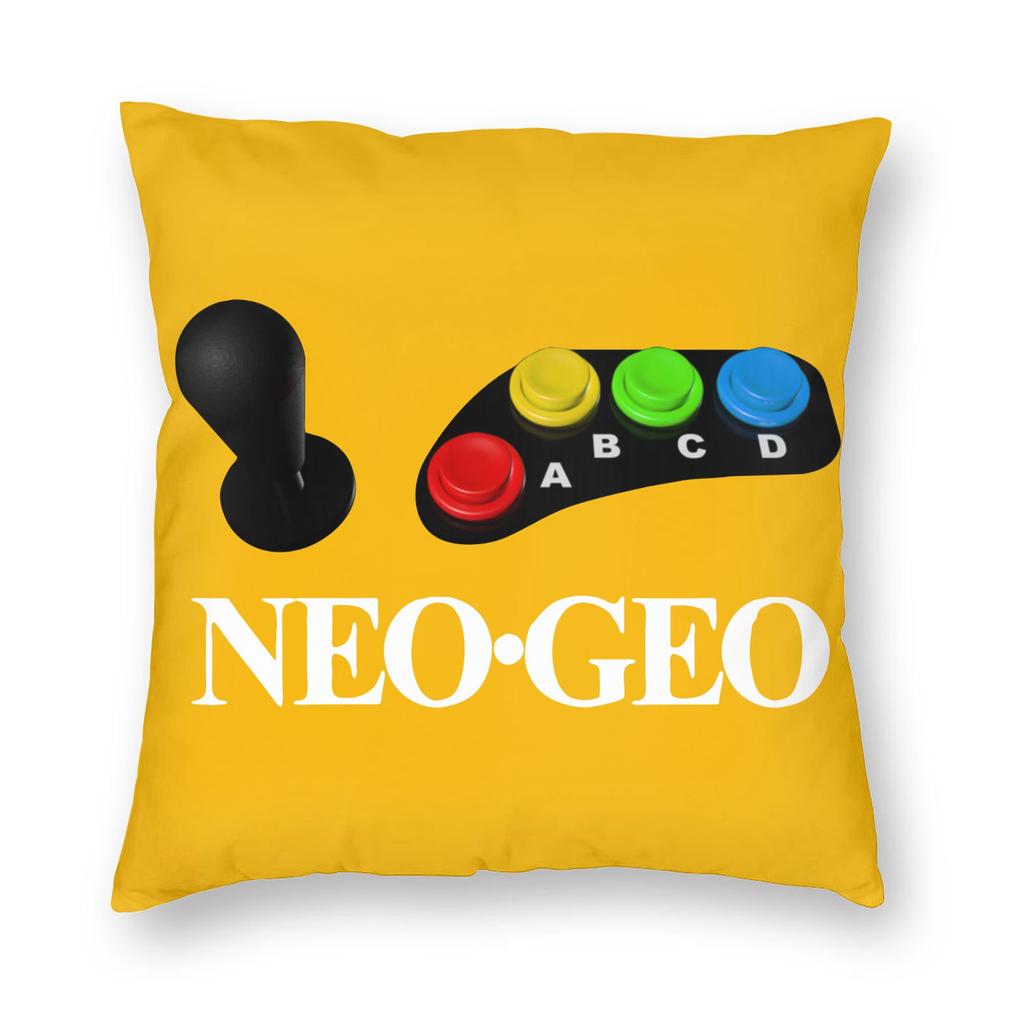 Наволочка для подушки Neo Geo Arcade Двусторонняя печать Полиэстер Чехол для подушки Декор Чехол для подушки Дом Молния 45x45 см
